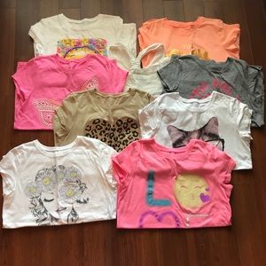 Lot of 9-The Children’s Place T-shirts